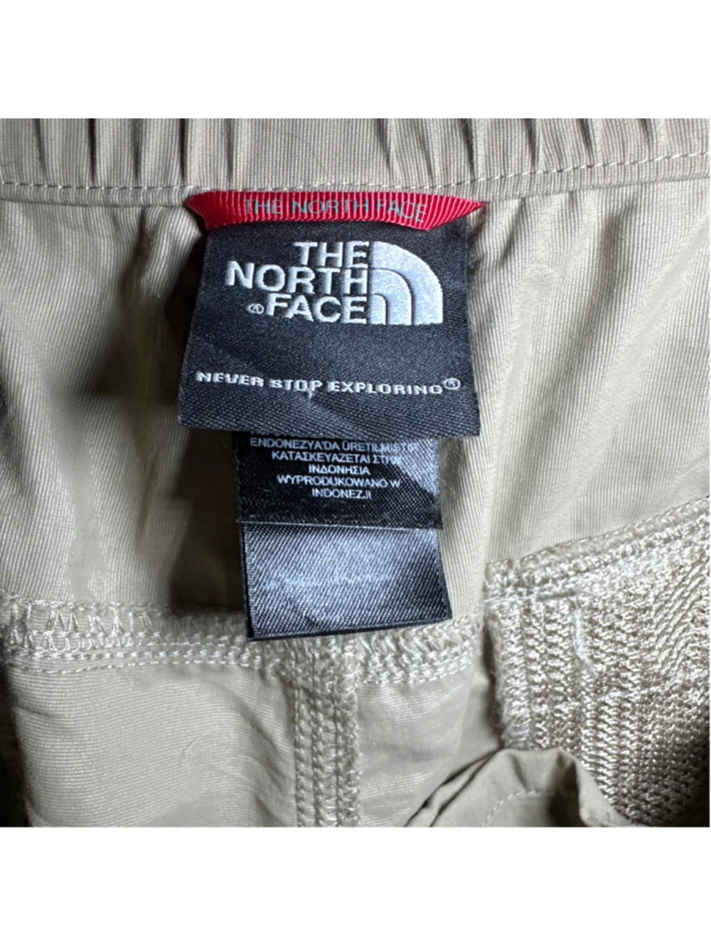 Men's The North Face Convertible Cargo Pants Beige Size 32